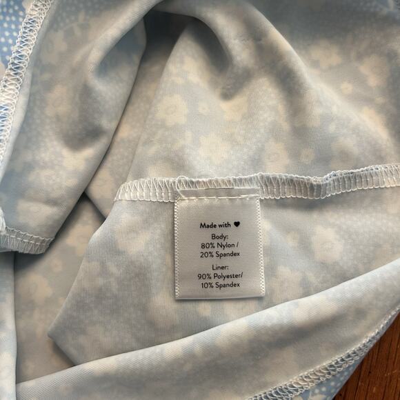 Minnow Swim Shirt Size 1 Blue Floral Girls Longsleeve Rash Guard Sun Block (4) - Picture 8 of 8